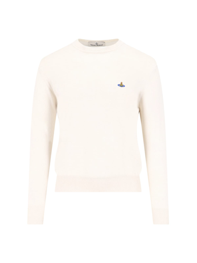 Shop Vivienne Westwood Sweater In Cream