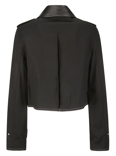 Shop Helmut Lang Cropped Trench.cotto In 001