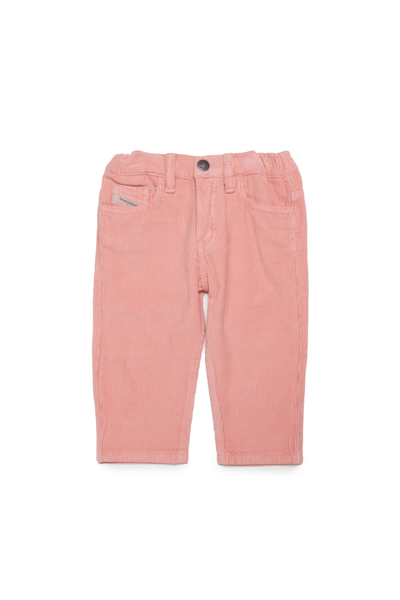 Shop Diesel D-gale-b Trousers  Jeans D-gale Regular Velvet In Candy Pink