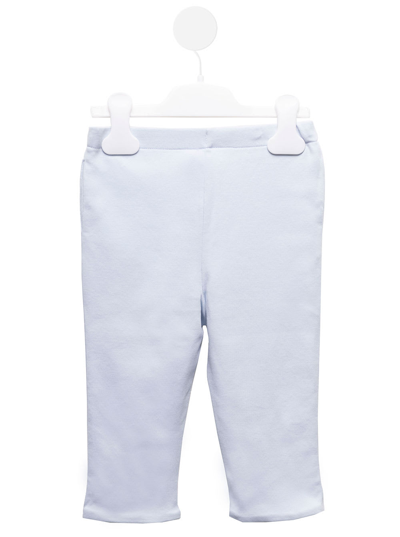 Shop Polo Ralph Lauren Athletic Light Blue Cotton Pants With Logo  Kids Baby Girl