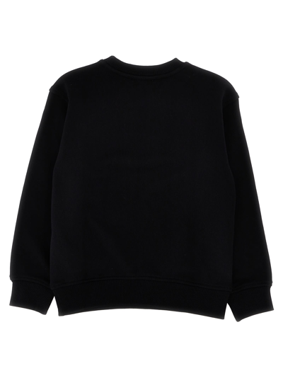 Shop Moschino Sweatshirt In White/black