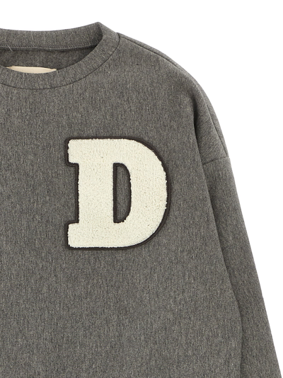 Shop Douuod Logo Patch Sweatshirt In Gray