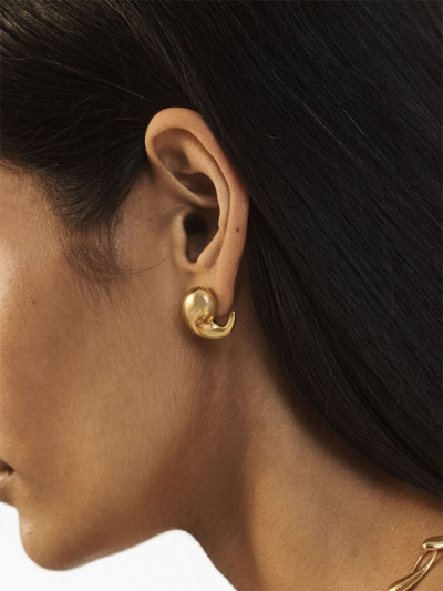 Shop Monica Vinader Nura Gold Vermeil Wrap Earrings