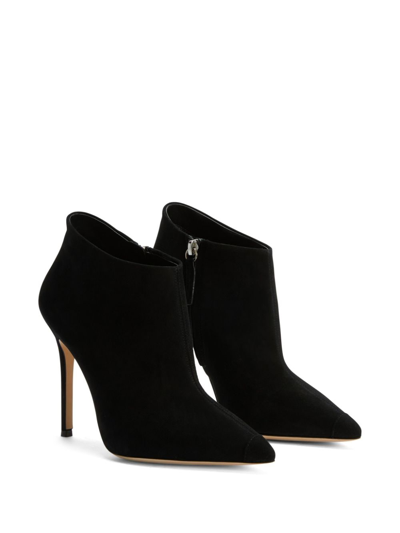 Shop Giuseppe Zanotti Greek 105mm Pointed-toe Boots In Black