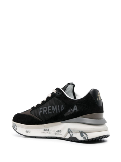 Shop Premiata Moerund 6443 Low-top Sneakers In Black