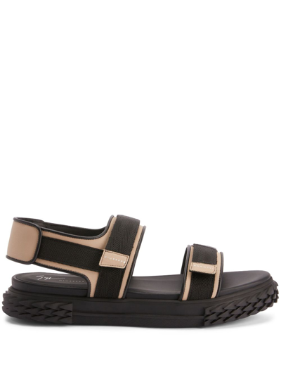 Shop Giuseppe Zanotti Blabber Gummy Touch-strap Sandals In Multicolour