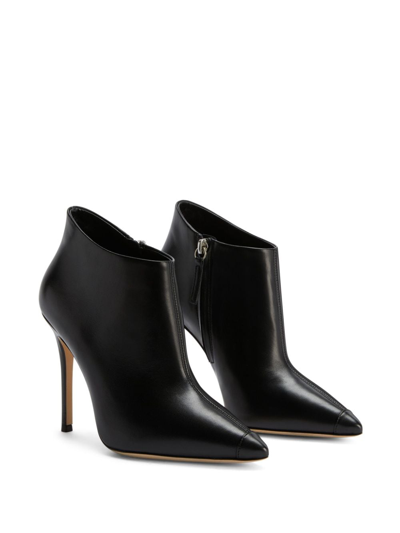 Shop Giuseppe Zanotti Greek 105mm Pointed-toe Boots In Black