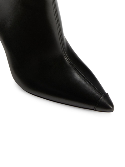 Shop Giuseppe Zanotti Greek 105mm Pointed-toe Boots In Black