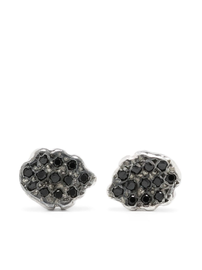 Shop Rosa Maria Diamond-embellished Sterling Silver Earrings