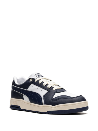Shop Puma Slipstream Lo Vintage Sneakers In Blue