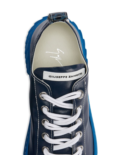 Giuseppe Zanotti Blabber Low-top Sneakers In Multicolour