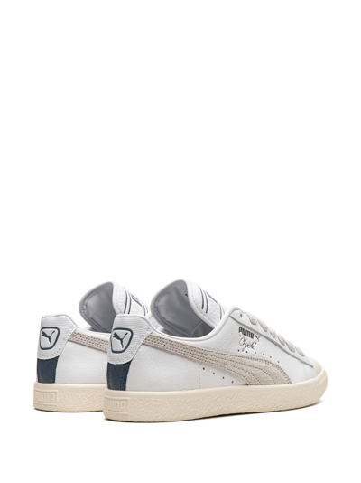 Shop Puma X Rhuigi Clyde Q3 Sneakers In White