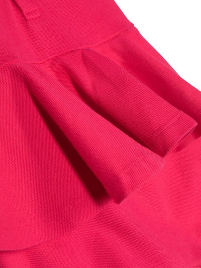Shop Ralph Lauren Polo Pony-motif Collared Shorties In Pink