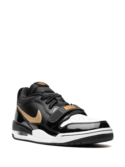 Jordan Air  Legacy 312 Low "black/metallic Gold" Sneakers In Black