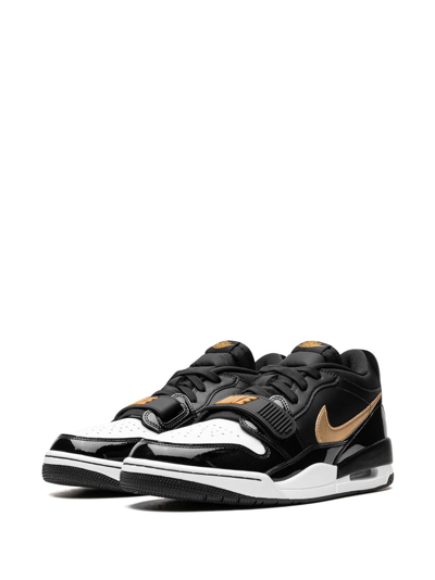 Jordan Air  Legacy 312 Low "black/metallic Gold" Sneakers In Black