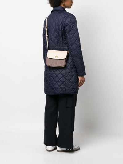 Etro Shoulder Bag With Paisley Print Panels In Neutrals