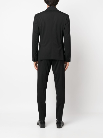 Dsquared2 Virgin-wool Single-breasted Suit In Schwarz