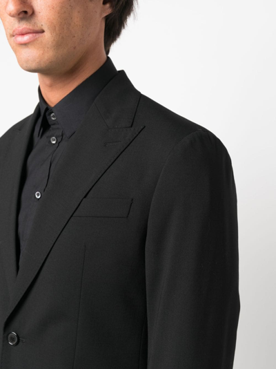 Dsquared2 Virgin-wool Single-breasted Suit In Schwarz