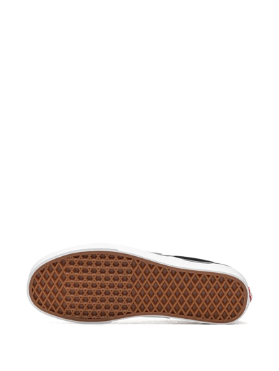 Vans Classic Slip-on "flame Skull" Sneakers In Schwarz