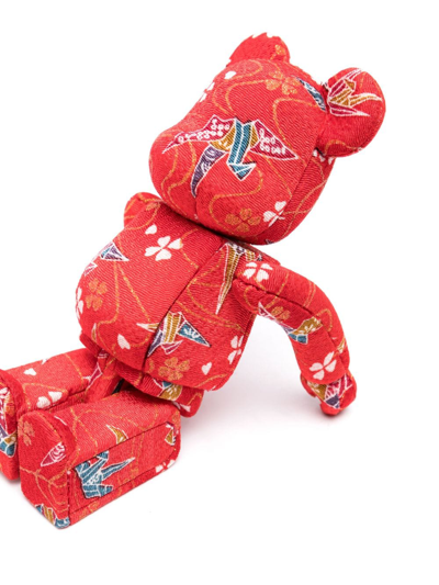 Medicom Toy Red Bearbrick Kimekomi 100% And 400% Set In Red