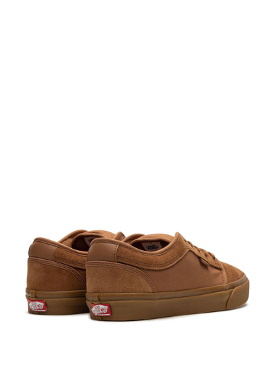 Shop Vans Skate Chukka Low "light Brown/gum" Sneakers In Braun