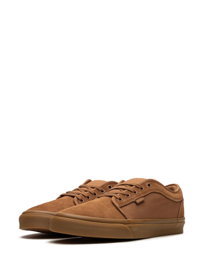 Shop Vans Skate Chukka Low "light Brown/gum" Sneakers In Braun