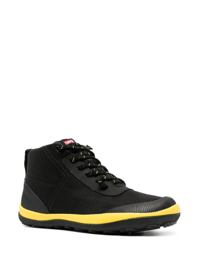 Camper Peu Pista High-top-sneakers In Black