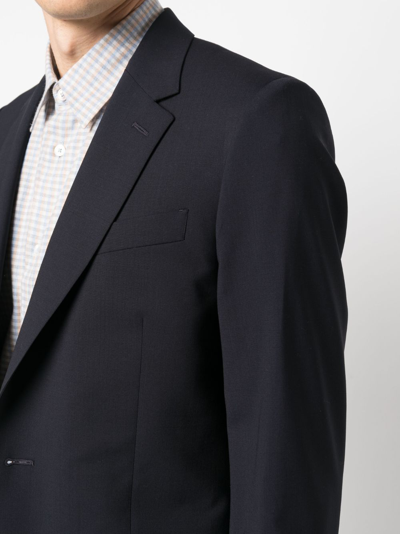 Shop Paul Smith Single-breasted Wool-blend Suit In Blau
