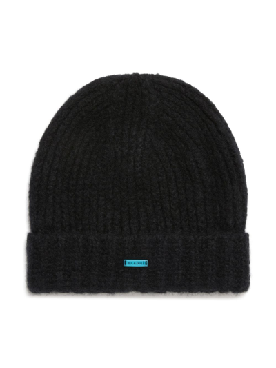 Shop Alanui A Finest Knitted Beanie In Black