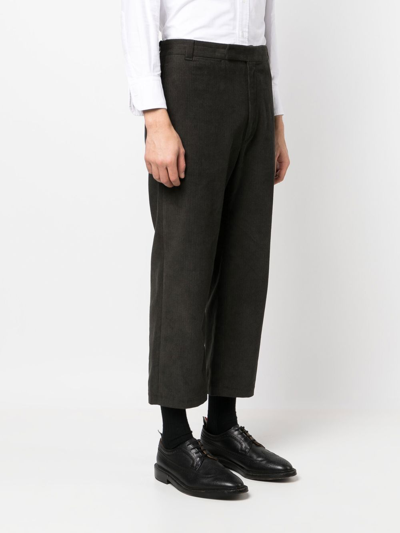Thom Browne Brown Wide Leg Pant In Brown