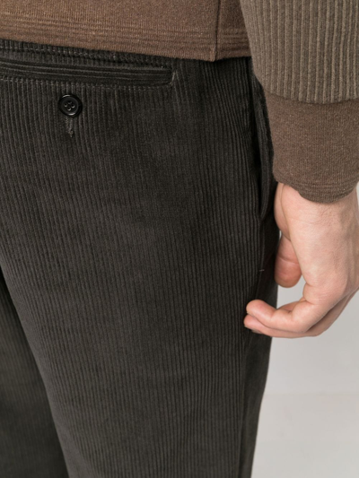 Thom Browne Brown Wide Leg Pant In Brown