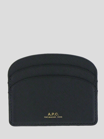 Shop Apc A.p.c. Card Holder In Black