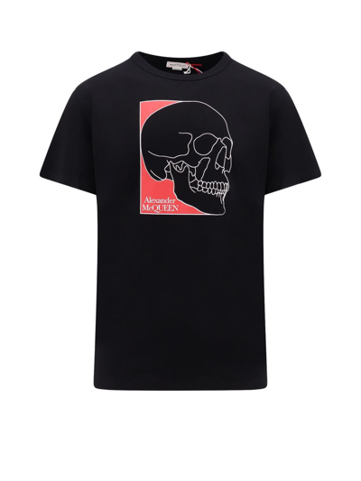 Shop Alexander Mcqueen T-shirt In Black