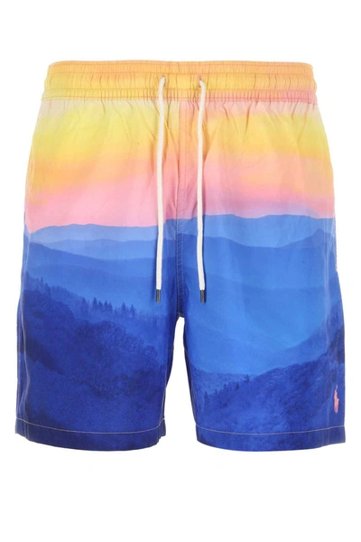 Shop Polo Ralph Lauren Swimsuits In Printed