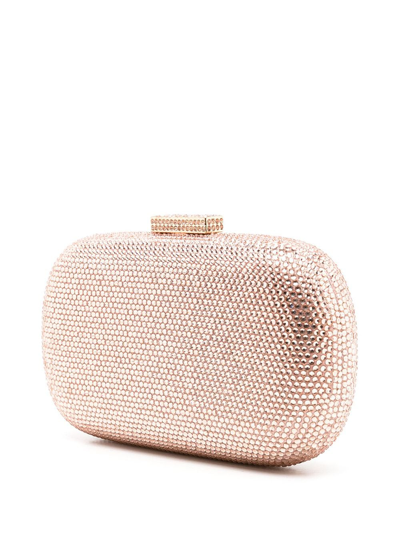 Shop Serpui Emma Crystal-embellished Clutch Bag In Pink