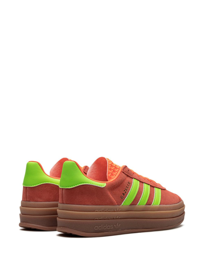 Shop Adidas Originals Gazelle Bold "solar" Sneakers In Orange