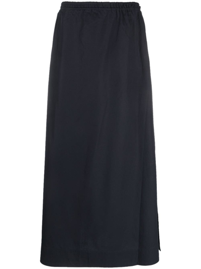 Rag & Bone Soraya Maxi A-line Skirt In Blue