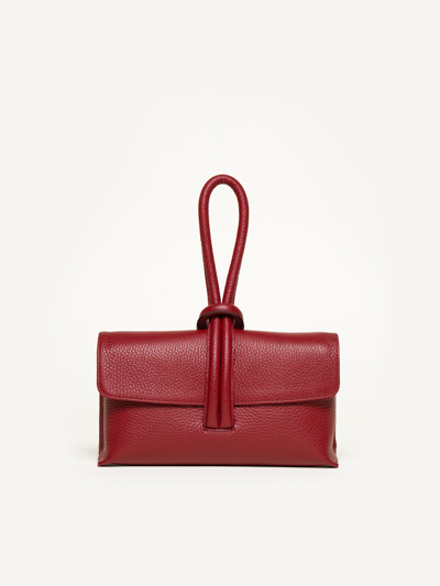 Shop M. Gemi The Francesca Convertible Crossbody In Burgundy