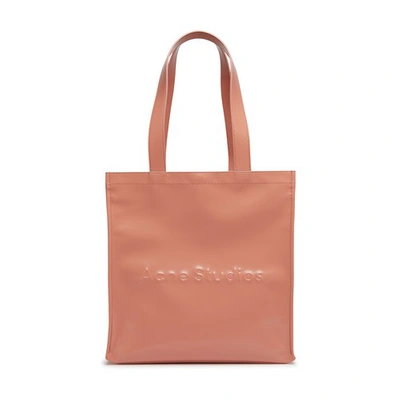 Shop Acne Studios Tote Bag With Logo In Salmon_pink