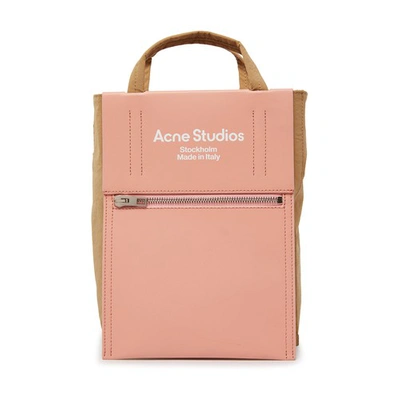 Shop Acne Studios Papery Nylon Tote Bag In Brown_pink