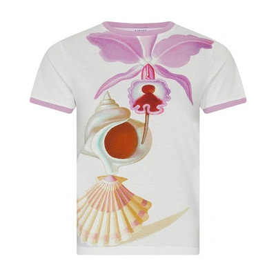 Shop Loewe Maruja Mallo Printed T-shirt In White_multicolor
