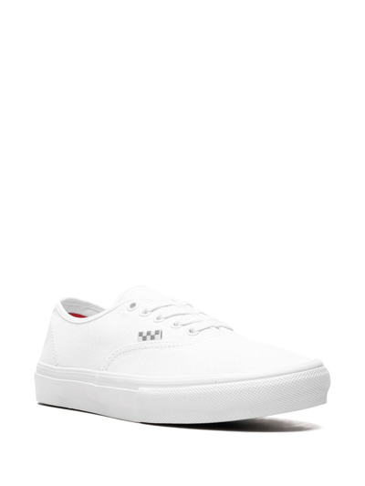 Vans Authentic Sneakers In True White In White