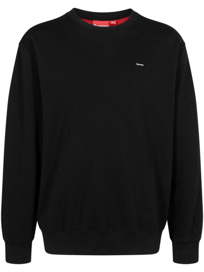 Supreme Contrast Crew-neck Sweatshirt In Black | ModeSens