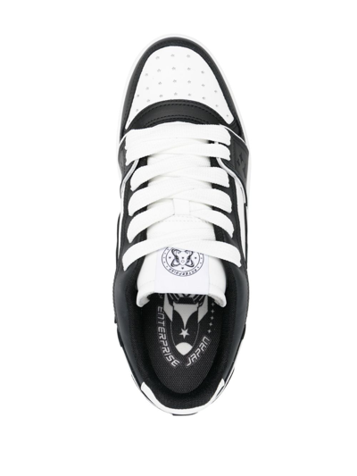 Shop Enterprise Japan Rocket Low-top Sneakers In White