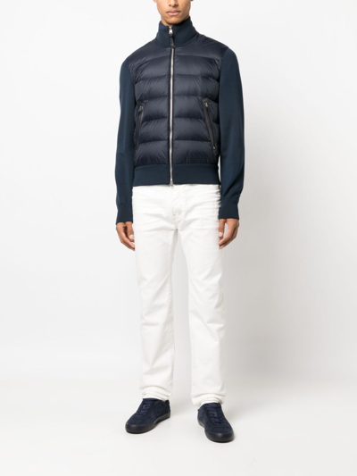 Tom Ford Slim-fit Distressed-effect Jeans In Neutrals