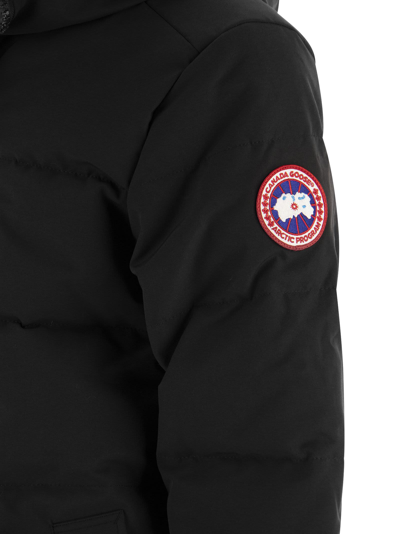 Shop Canada Goose Carson - Hooded Parka In Black