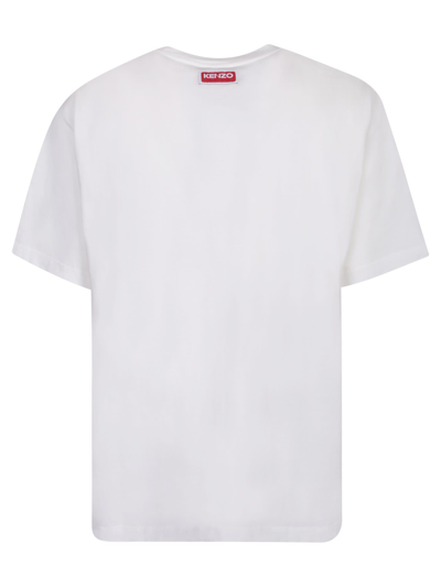 Shop Kenzo Tiger Varsity White T-shirt