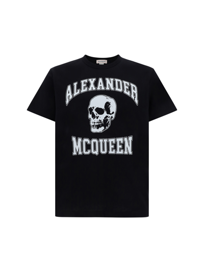Shop Alexander Mcqueen T-shirt In Black/white