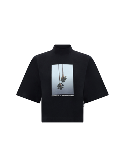 Shop Palm Angels Mirage T-shirt In Black Ligh