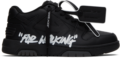 Shop Off-white Black Out Of Office 'for Walking' Sneakers In Black Whit